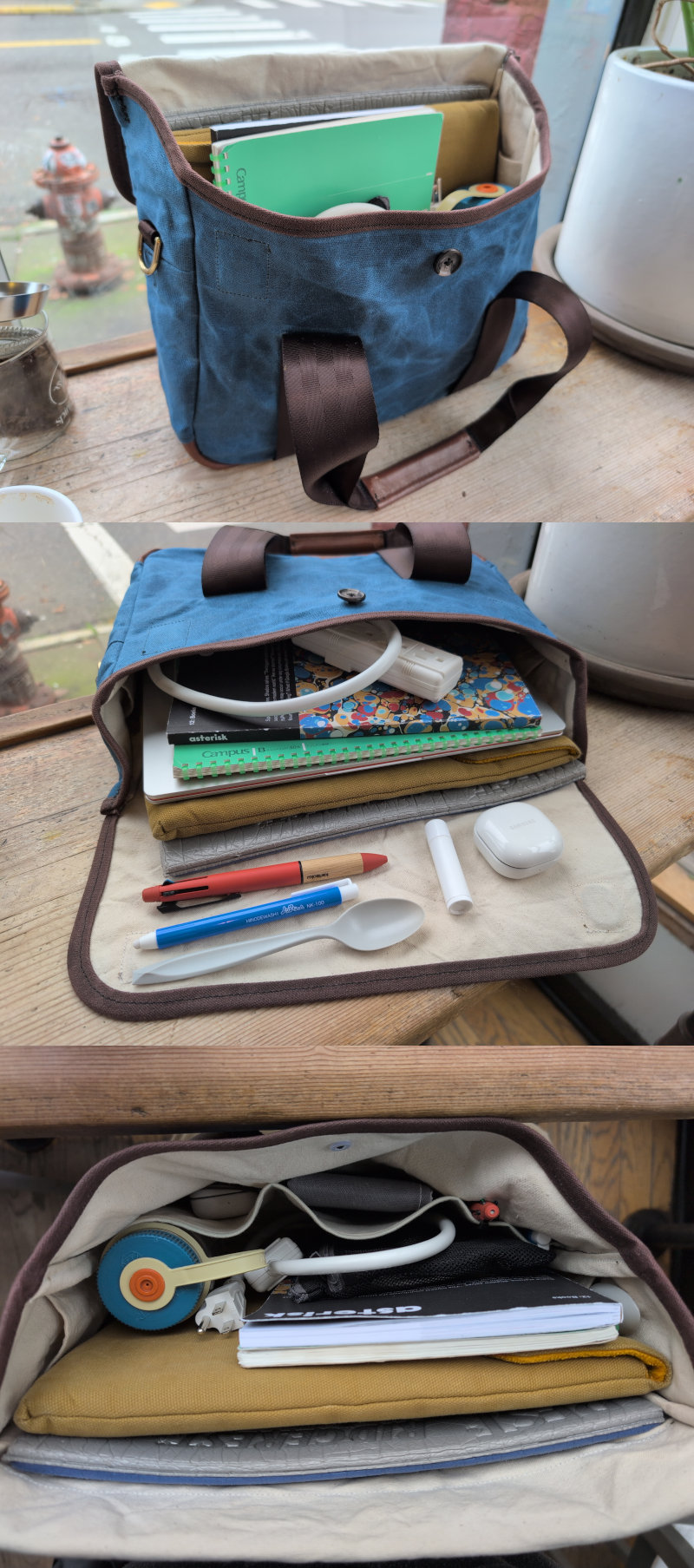 Slow Computer bag - interior