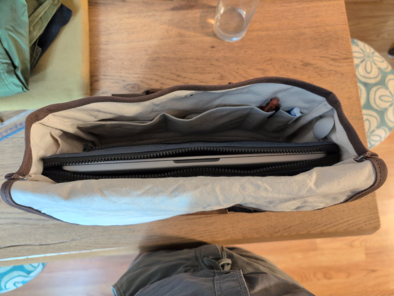 bag with 14" Macbook Pro (M4)
